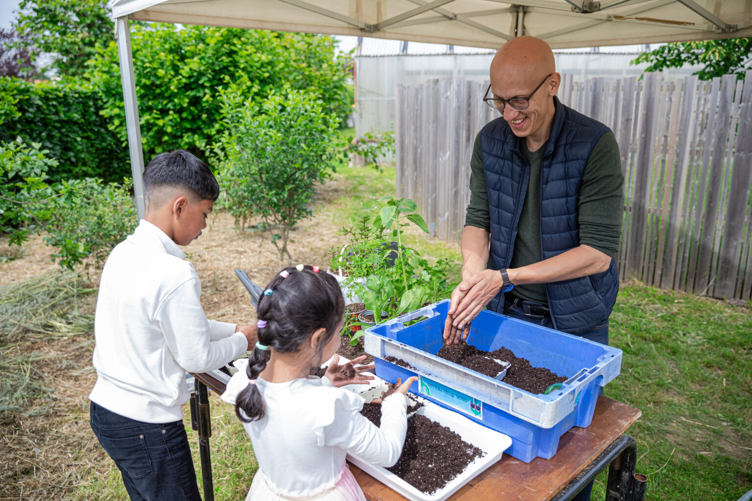 Atelier sur culture des micro-pousses à Jardiversité