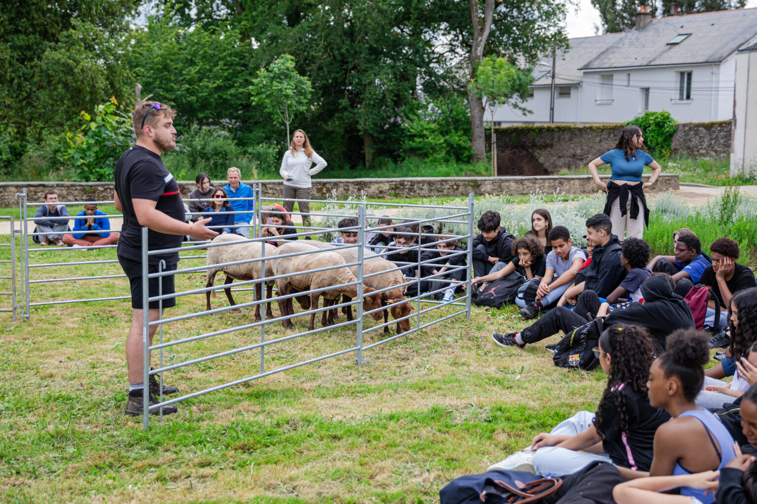 Découverte des métiers et formations du monde agricole au parc du Grand Blottereau